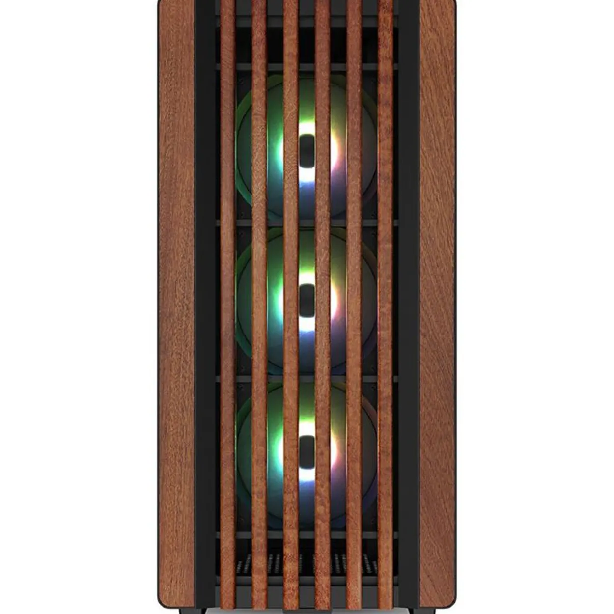 Sharkoon Rebel C70M RGB Midi Tower schwarz/braun