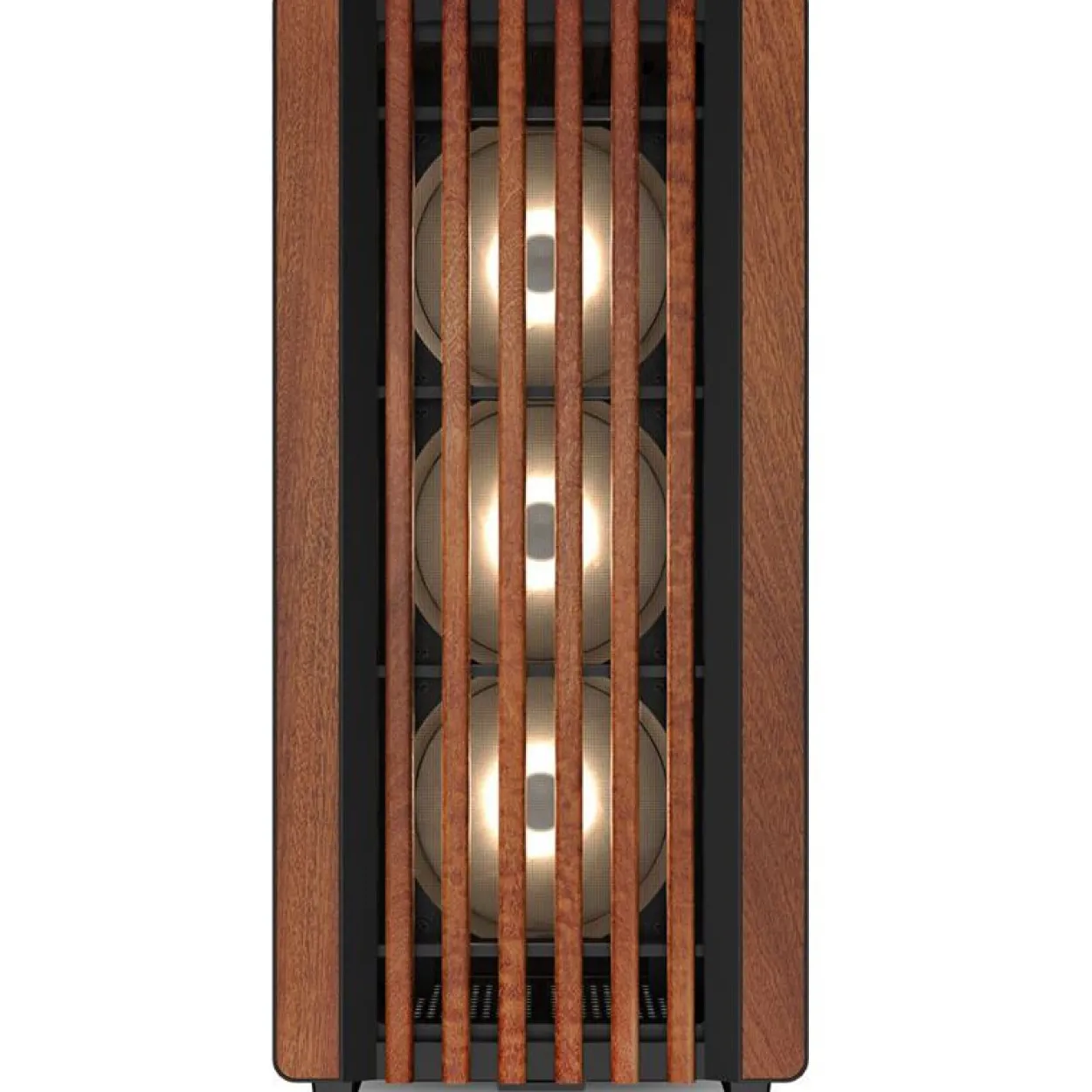 Sharkoon Rebel C70M RGB Midi Tower schwarz/braun
