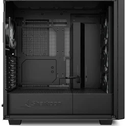Sharkoon Rebel C70M RGB Midi Tower schwarz/braun