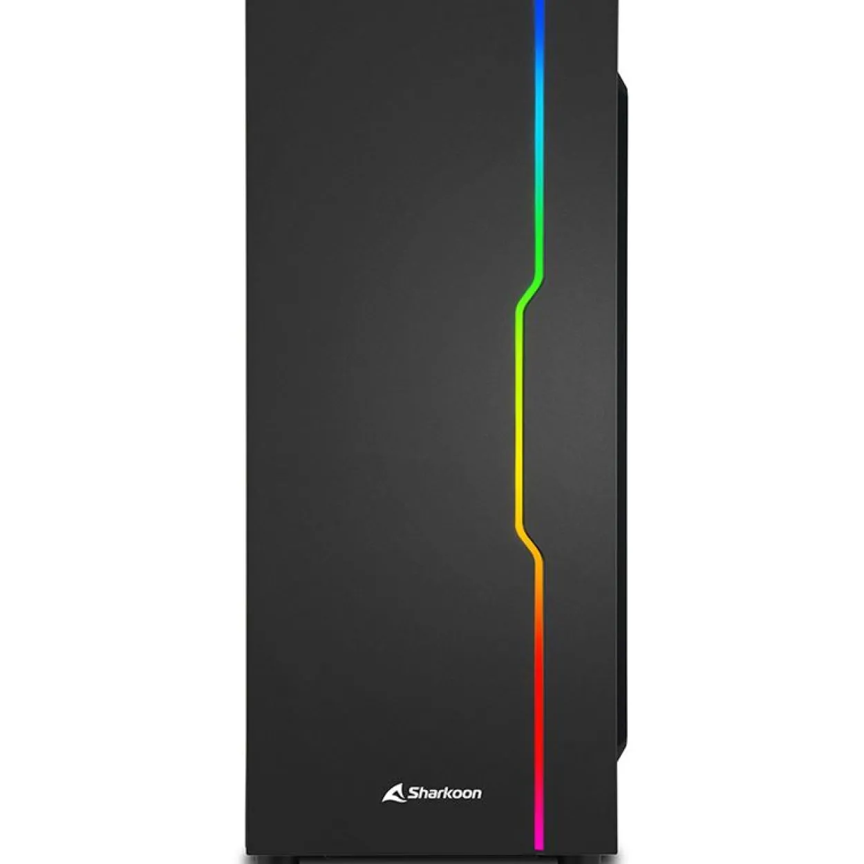 Sharkoon RGB Slider mit Sichtfenster Midi Tower ohne Netzteil schwarz