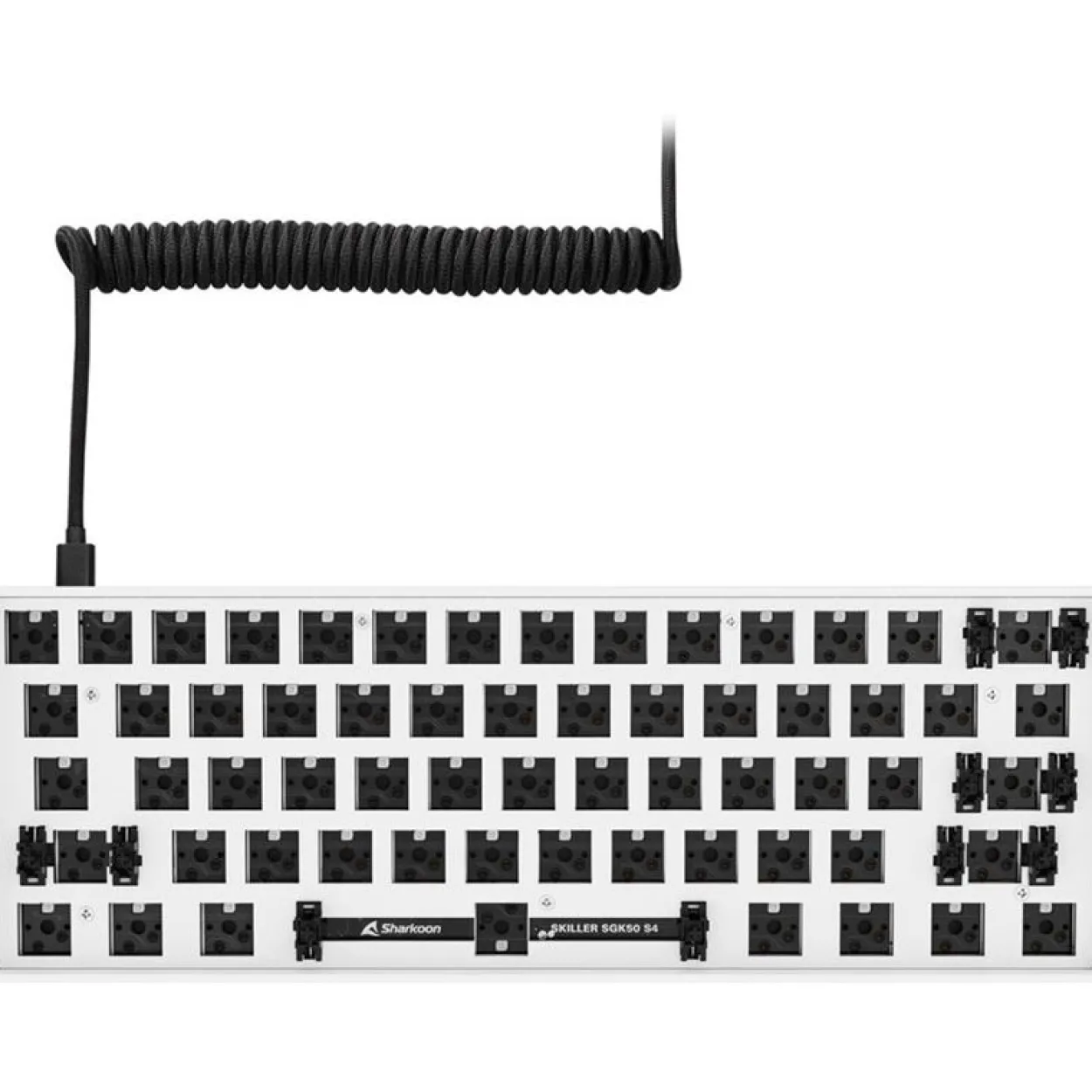 Sharkoon SKILLER SGK50 S4 Barebone (weiß, ANSI-Layout)