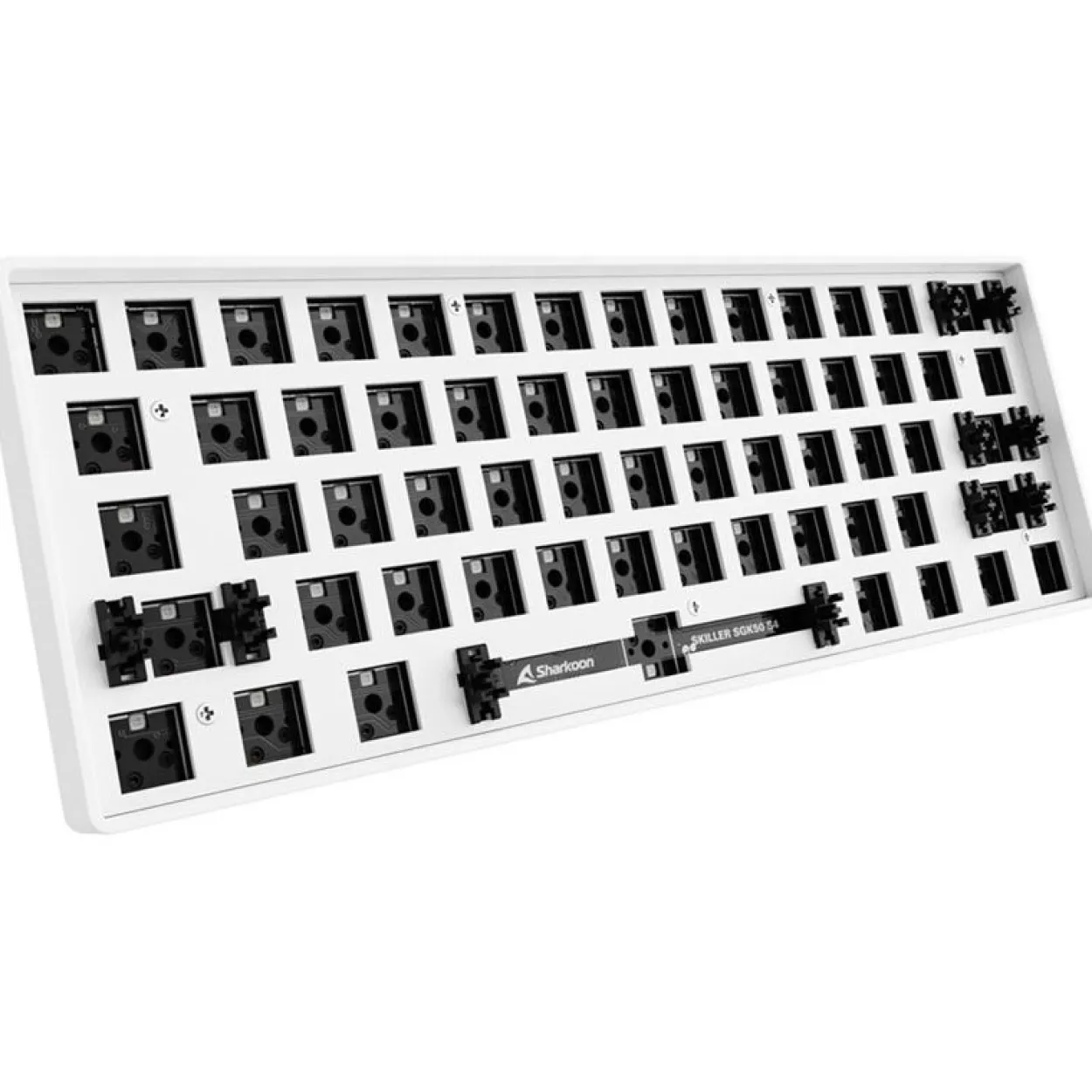 Sharkoon SKILLER SGK50 S4 Barebone (weiß, ANSI-Layout)