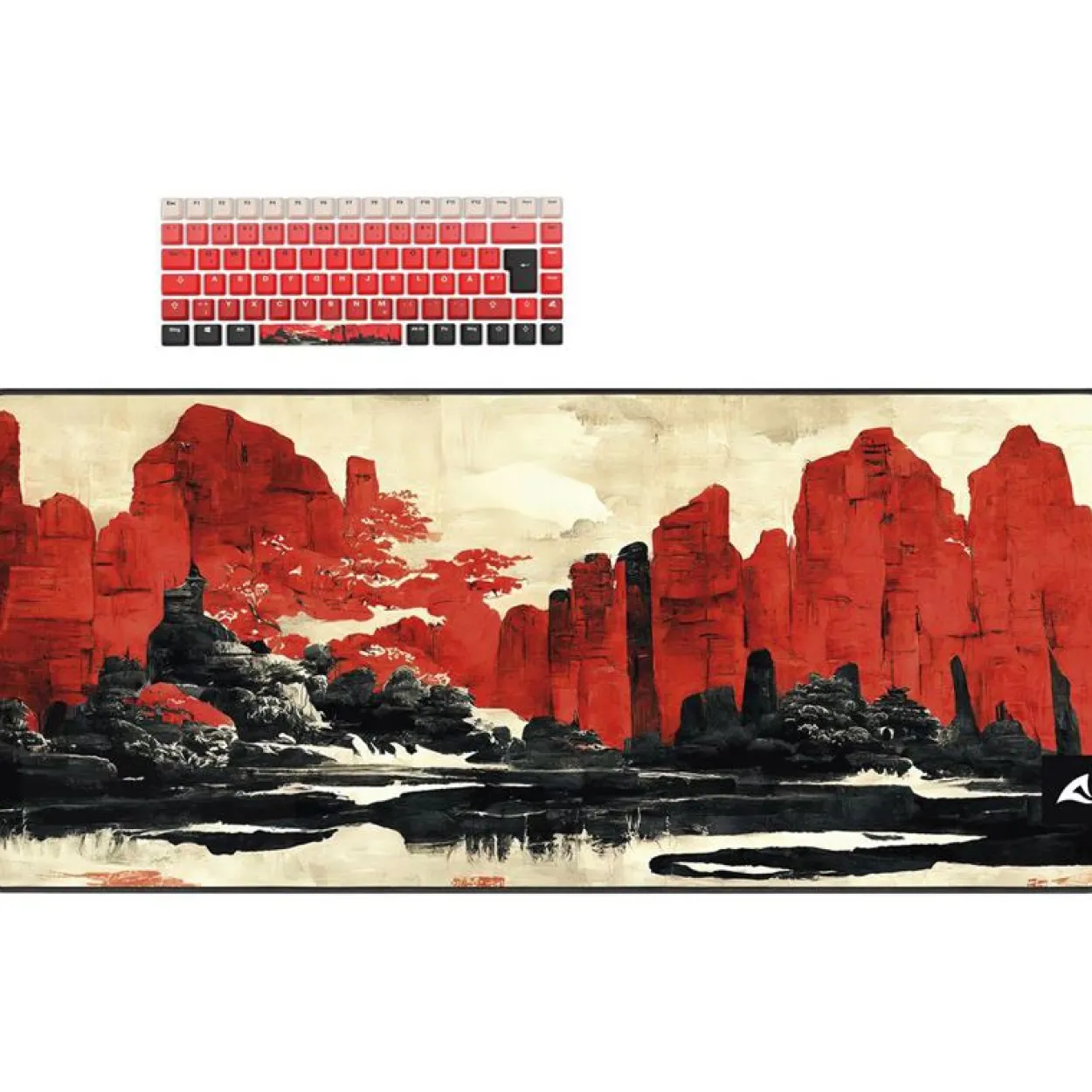 Sharkoon SKILLER SGK50 S3 Design Bundle D3 (rot/schwarz)