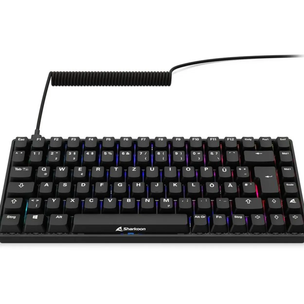 Sharkoon Skiller SGK50 S3 PBT USB Deutsch schwarz (kabelgebunden)
