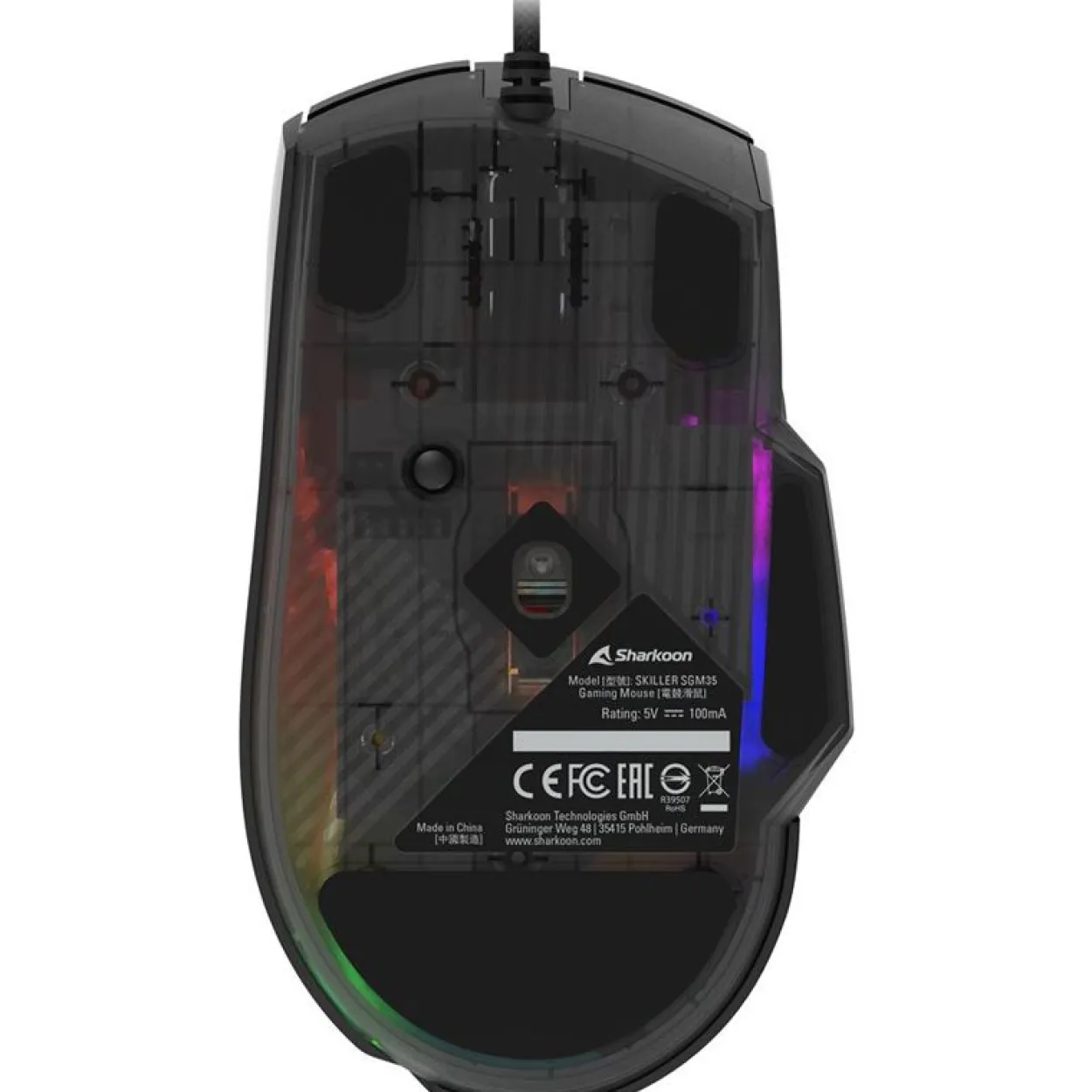 Sharkoon SKILLER SGM35 BLACK RGB