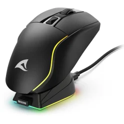 Sharkoon Skiller SGM50W 2.4 GHz und USB schwarz (kabellos)