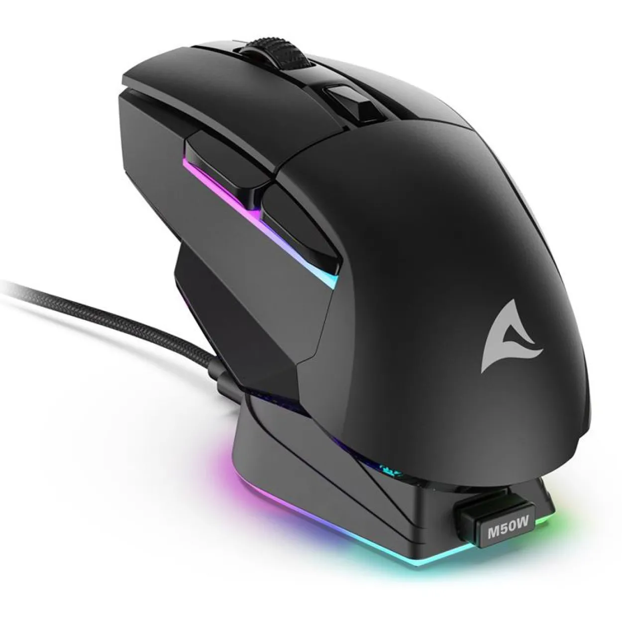 Sharkoon Skiller SGM50W 2.4 GHz und USB schwarz (kabellos)