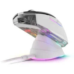 Sharkoon Skiller SGM50W 2.4 GHz und USB weiß/schwarz (kabellos)