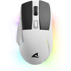 Sharkoon Skiller SGM50W 2.4 GHz und USB weiß/schwarz (kabellos)