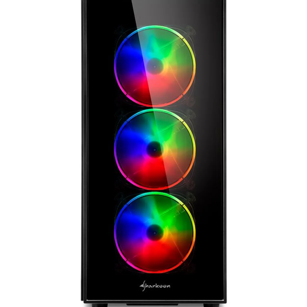 Sharkoon TG5 Pro RGB mit Sichtfenster Midi Tower ohne Netzteil schwarz