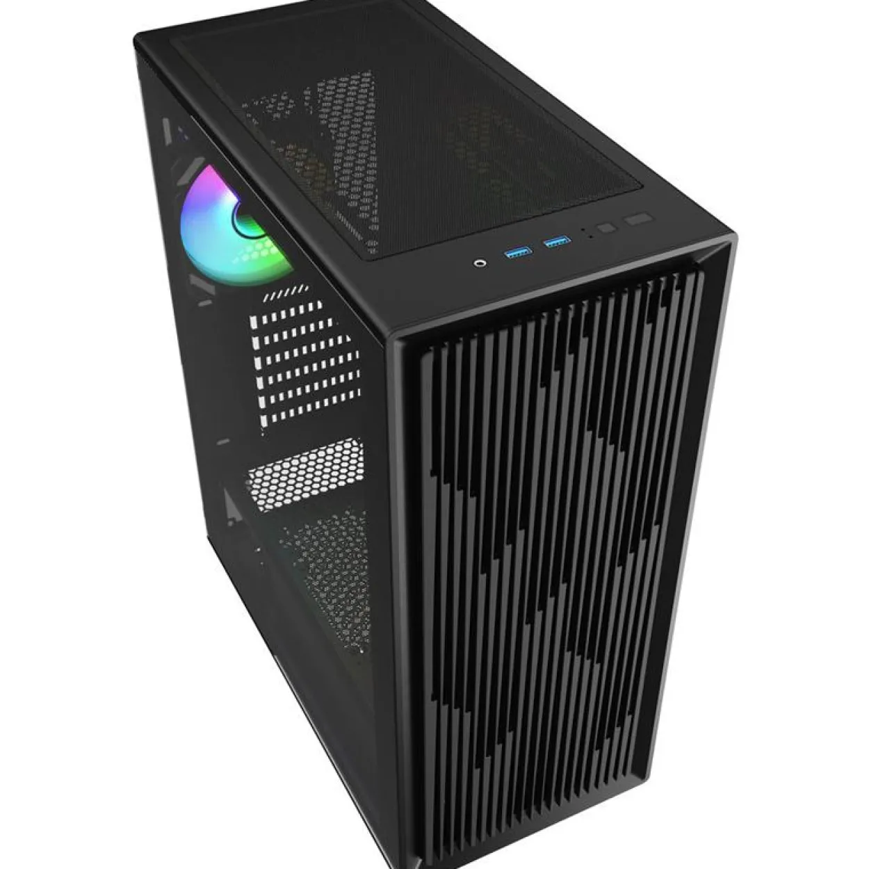 Sharkoon VK2 RGB Midi Tower ohne Netzteil schwarz