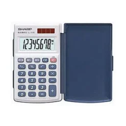SHARP EL-243S Taschenrechner grau/blau