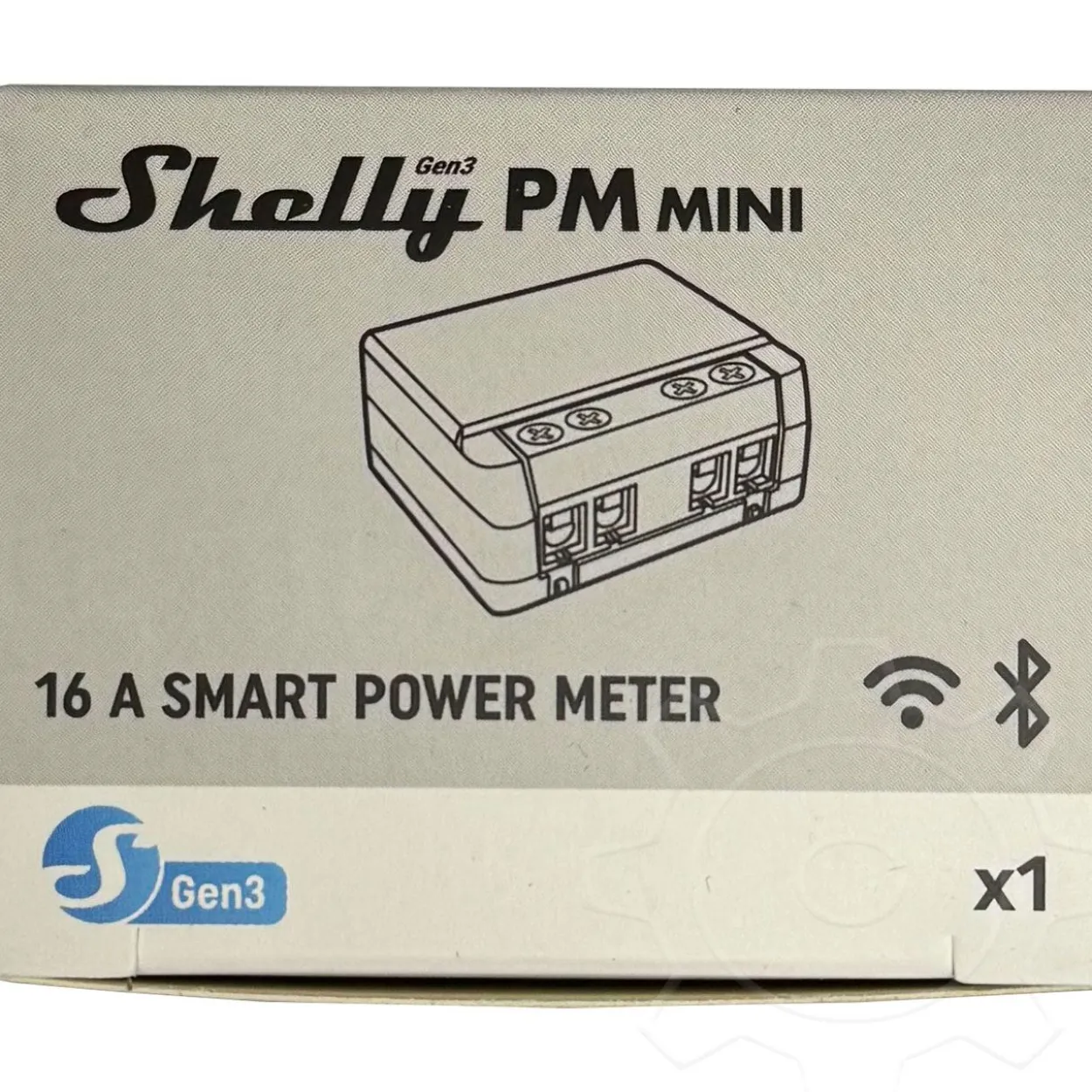 Shelly Relais Plus PM Mini Gen. 3 WLAN BT Unterputz