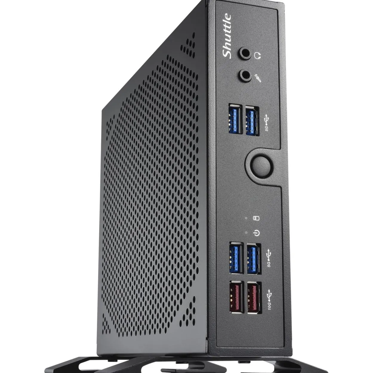 Shuttle Barebone XPC slim DS50U Intel Celeron 7305 2xSODIMM DDR5 2xM.2 1xSATA 1xHDMI 1xDP 1xVGA Black