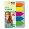 SIGEL Haftmarker Pfeile mit Clip Haftmarker farbsortiert 5x 25 Streifen