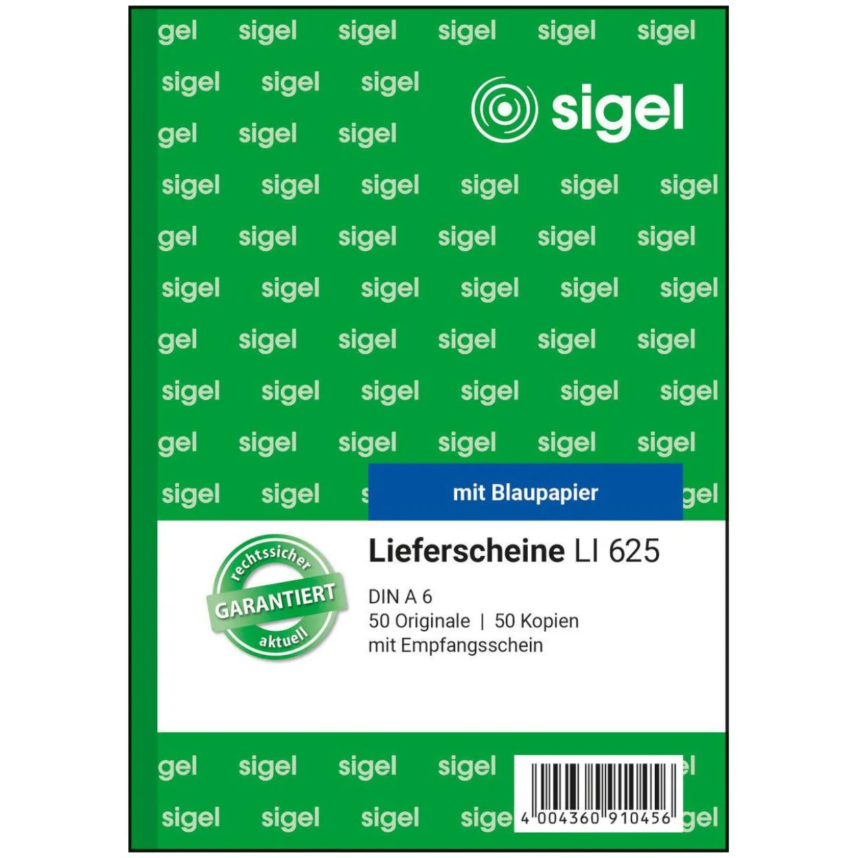 SIGEL Lieferschein mit Empfangsschein Formularbuch LI625