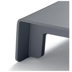 SIGEL Monitorständer Smartstyle USB silber/holzfarben