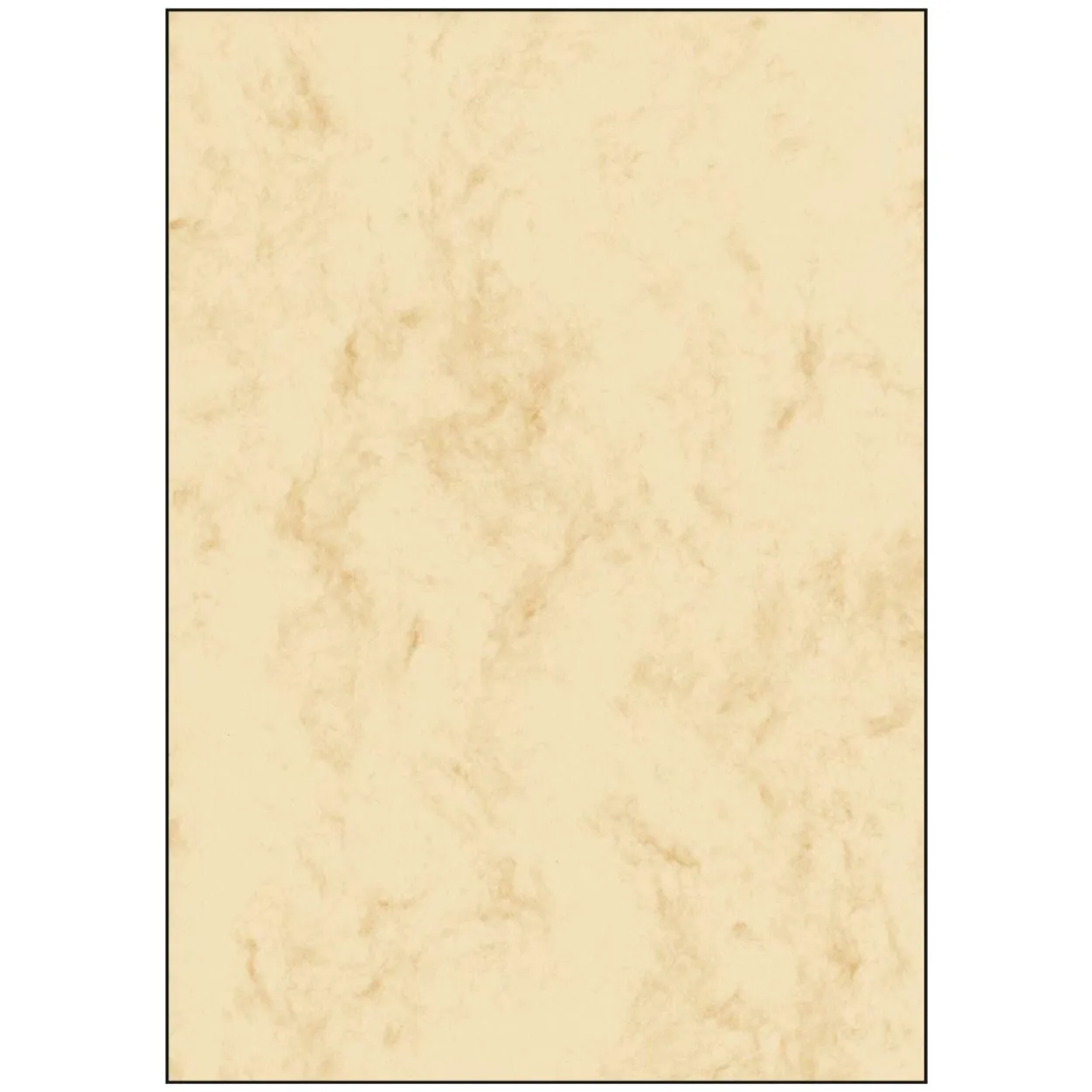 SIGEL Motivpapier Marmor beige DIN A4 90 g/qm 25 Blatt