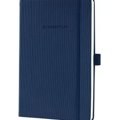 SIGEL Notizbuch Conceptum® ca. DIN A5 kariert, blau Hardcover 194 Seiten