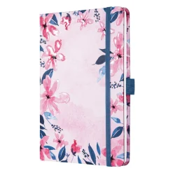 SIGEL Notizbuch Jolie® ca. DIN A5 liniert, blau/rosa Hardcover 174 Seiten