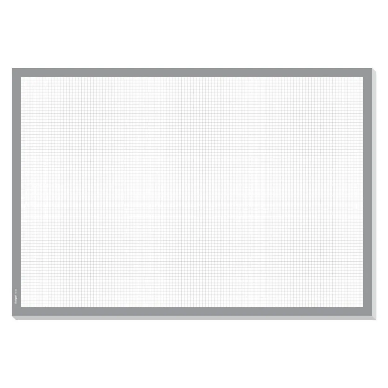 SIGEL Schreibtischunterlage Squared weiß/grau Papier 59,5 x 41,0 cm, 30 Blatt