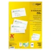 SIGEL 400 Visitenkarten LP801 satiniert weiß 250 g/qm