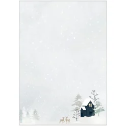 SIGEL Weihnachtsbriefpapier Cozy Christmas Motiv DIN A4 90 g/qm 25 Blatt