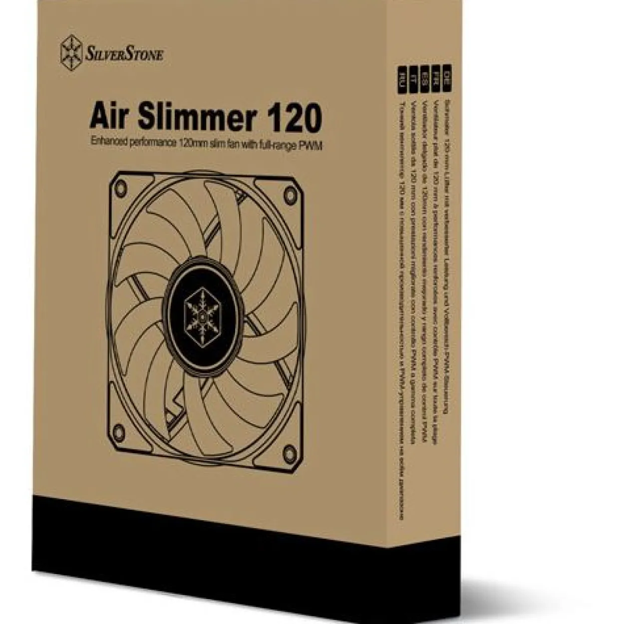 Silverstone Air Slimmer 120 120x120x15.6mm 1800 U/min 31.7 dB(A) schwarz