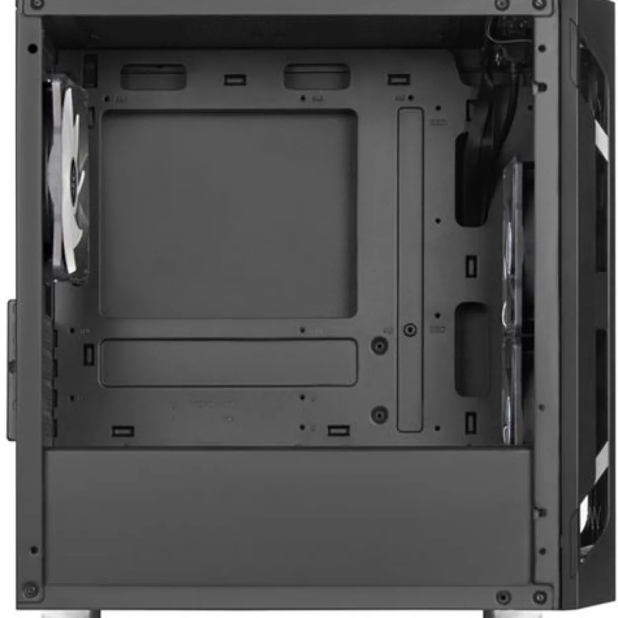 Silverstone Fara H1M Pro Micro-ATX Gehäuse Tempered Glass, ARGB, schwarz, ohne Netzteil, mit Sichtfenster