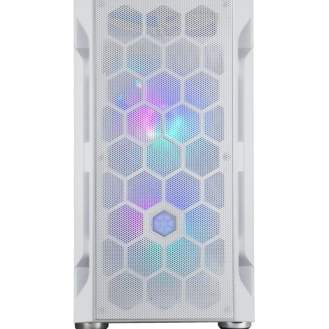 Silverstone Fara H1M Pro Micro-ATX Gehäuse, Tempered Glass - weiß