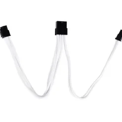 Silverstone 8-Pin-PCIe auf 6+2-Pin-PCIe Verlängerung - 250mm weiß