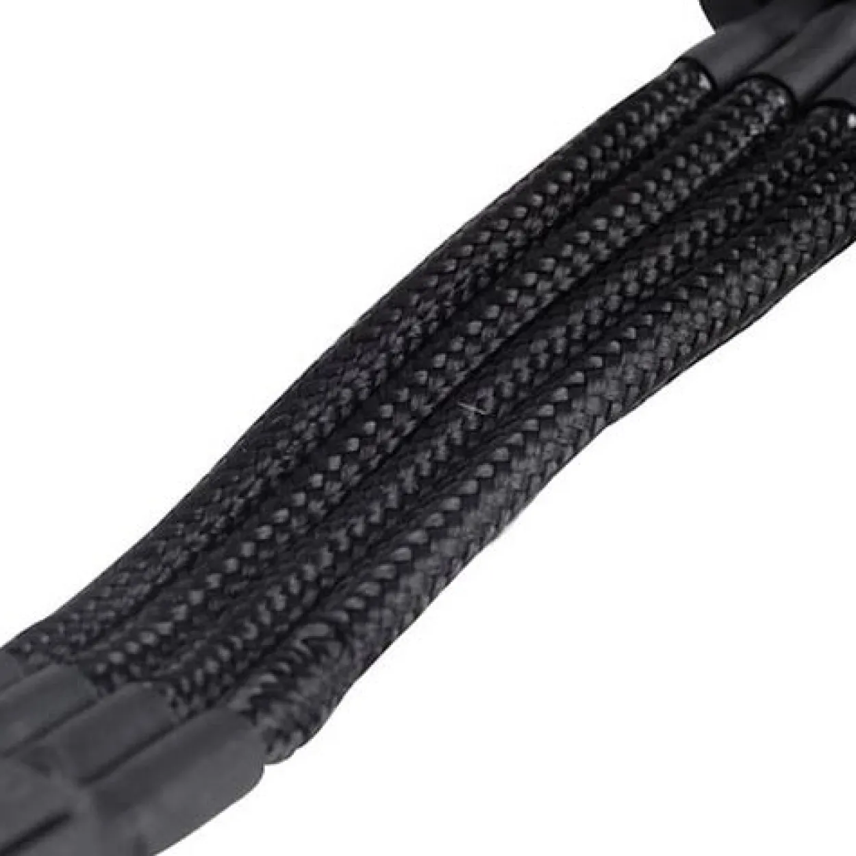 Silverstone 4-Pol-Molex auf 4x SATA Verlängerung - 300mm schwarz