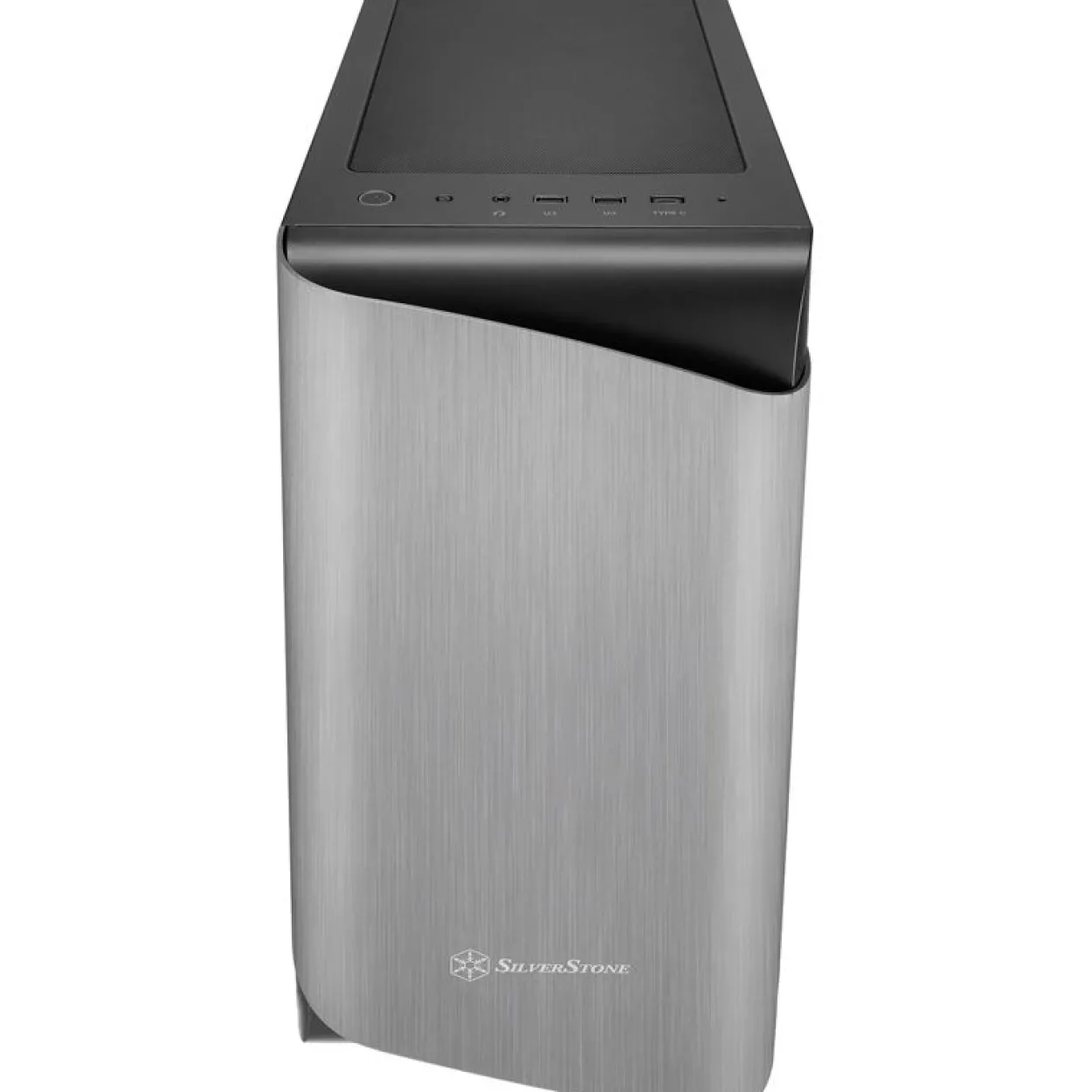 Silverstone Seta A1 Midi-Tower, Tempered Glass - schwarz