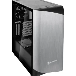 Silverstone Seta A1 Midi-Tower, Tempered Glass - schwarz