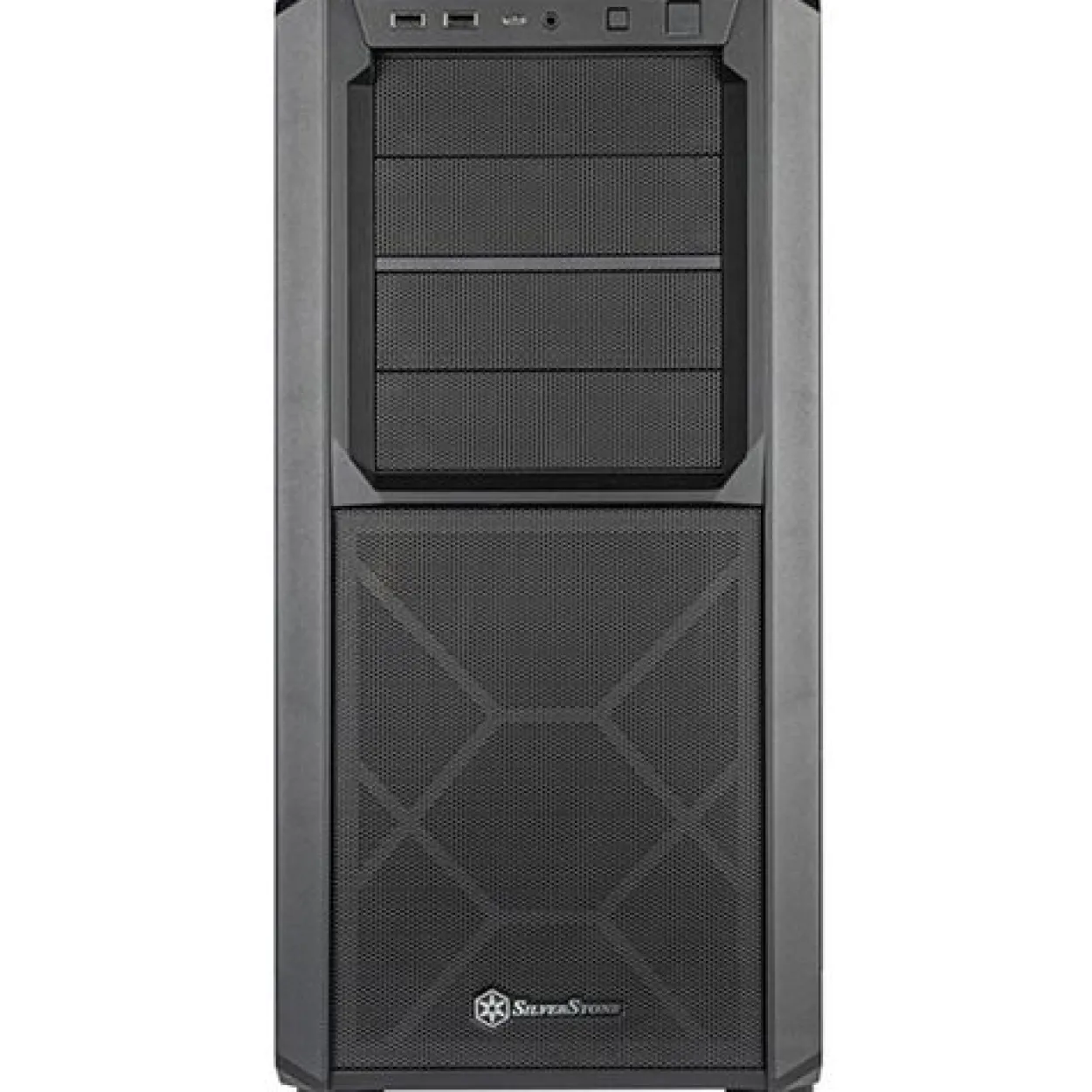 Silverstone Seta D1 Midi Tower schwarz