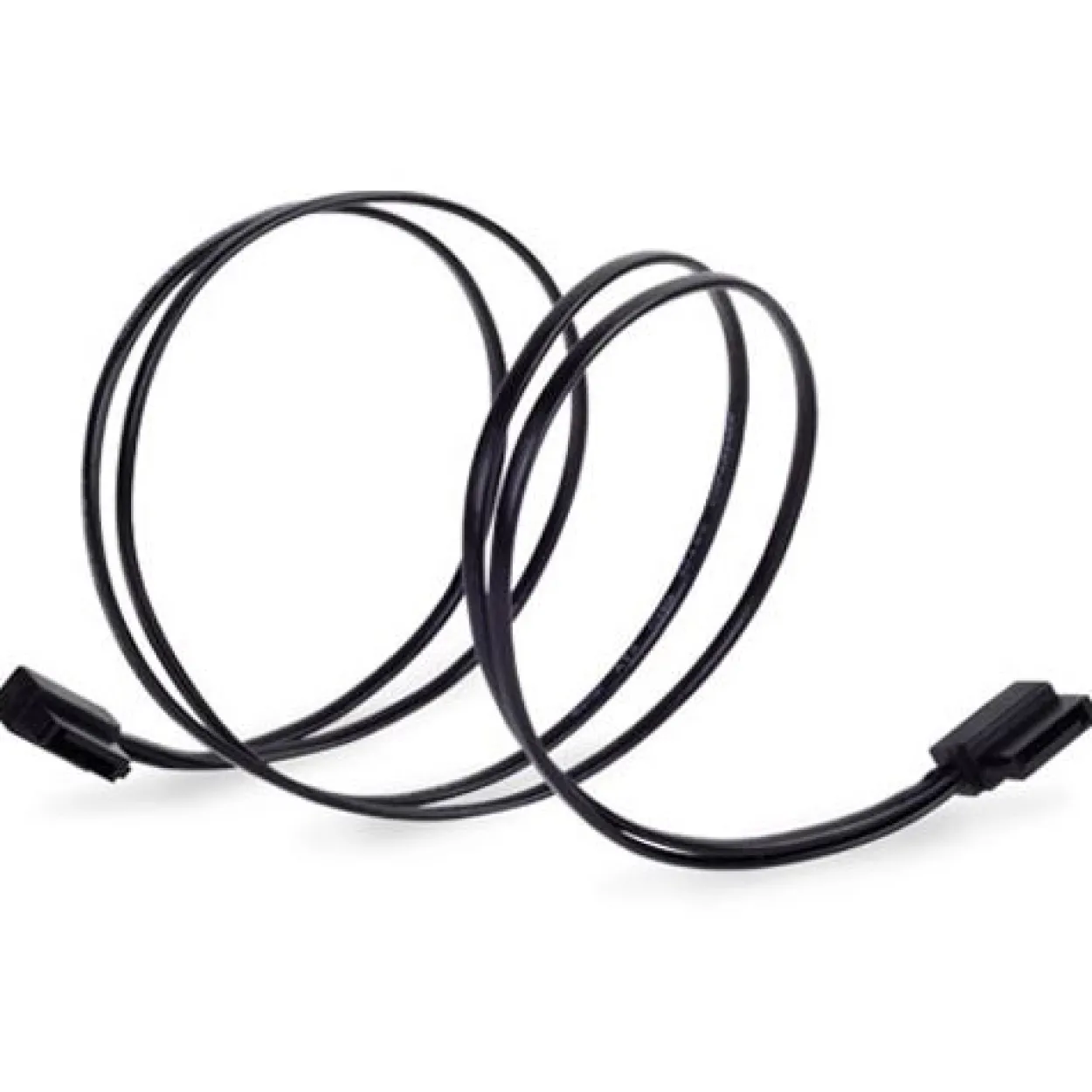 Silverstone SST-CP11B Super Low Profile SATA-Kabel - 50 cm, schwarz