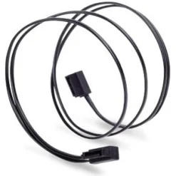 Silverstone SST-CP11B Super Low Profile SATA-Kabel - 50 cm, schwarz