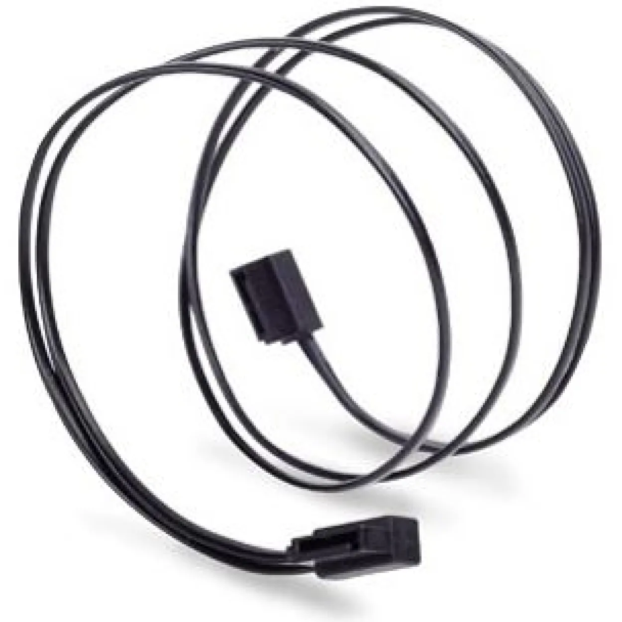 Silverstone SST-CP11B Super Low Profile SATA-Kabel - 50 cm, schwarz
