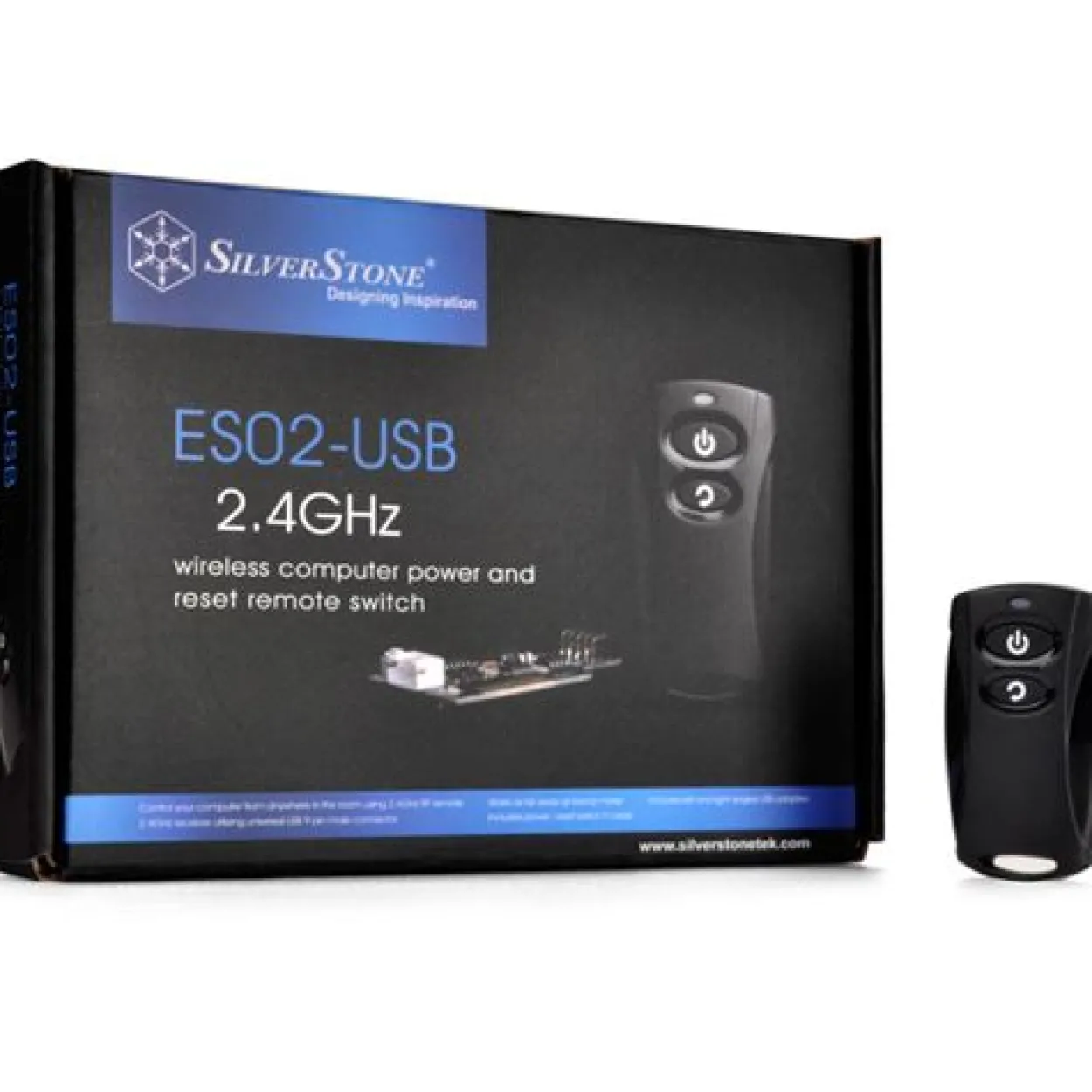 Silverstone SST-ES02-USB, Fernbedienung für PC Power on/off