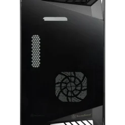 Silverstone SST-LD03B-AF Lucid Mini-ITX Gehäuse, Tempered Glass - schwarz