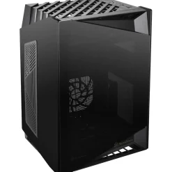 Silverstone SST-LD03B-AF Lucid Mini-ITX Gehäuse, Tempered Glass - schwarz