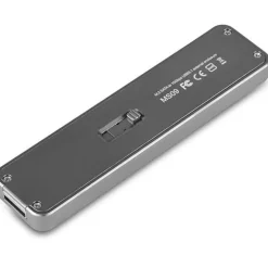 Silverstone SST-MS09C externes M.2-SATA-SSD Gehäuse silber