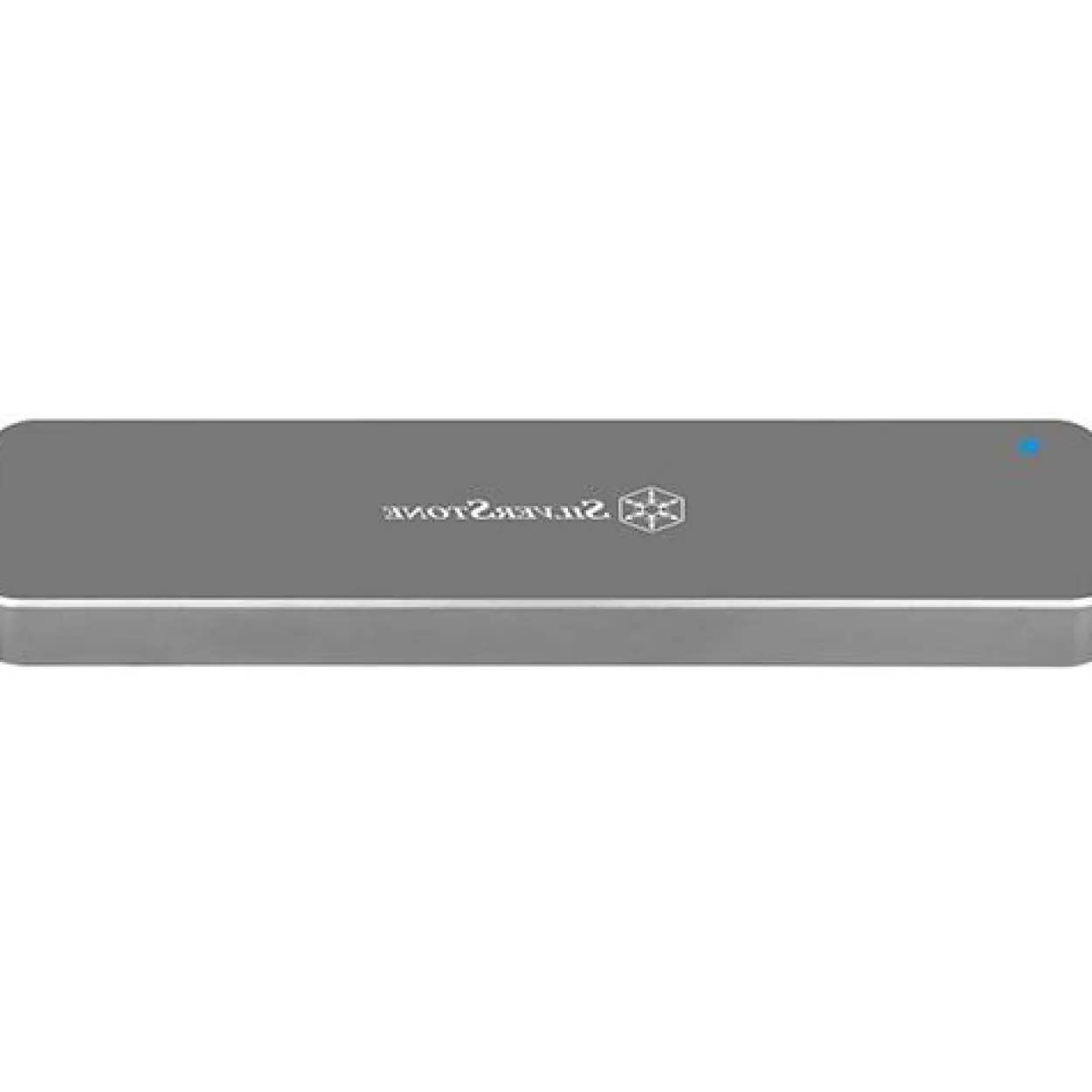 Silverstone SST-MS09C externes M.2-SATA-SSD Gehäuse silber