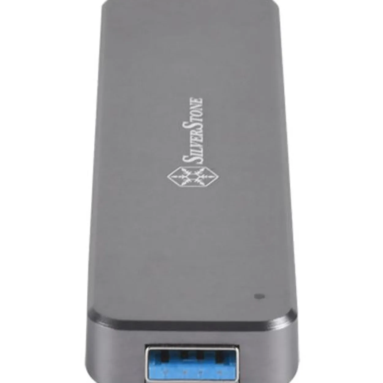 Silverstone SST-MS09C externes M.2-SATA-SSD Gehäuse silber