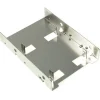 Silverstone 3,5" vernickelt Einbaurahmen für 2,5" Festplatten (SST-SDP08)