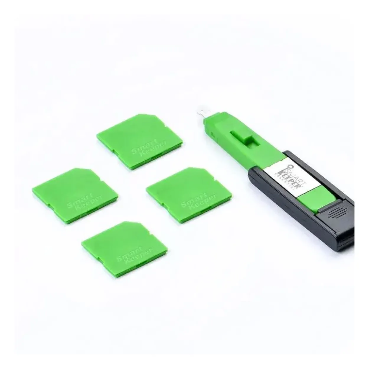 SmartKeeper Mini "SD Port" Blocker grün 4 Stk.+Key