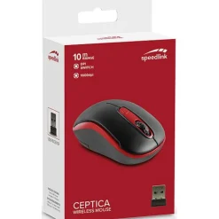 Speedlink Ceptica 2.4 GHz schwarz/rot (kabellos)
