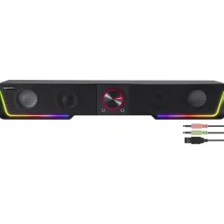 Speedlink Lautsprecher GRAVITY RGB, Soundbar, schwarz retail