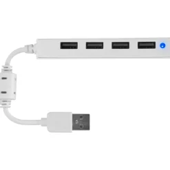 Speedlink USB-HUB SNAPPY SLIM, 4-Port, Passiv, weiß retail