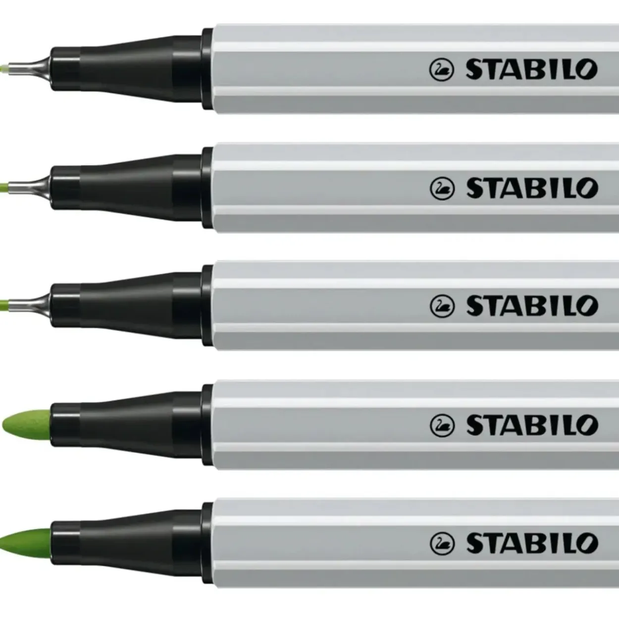 STABILO ARTY PASTEL Filzstifte farbsortiert, 30 St.
